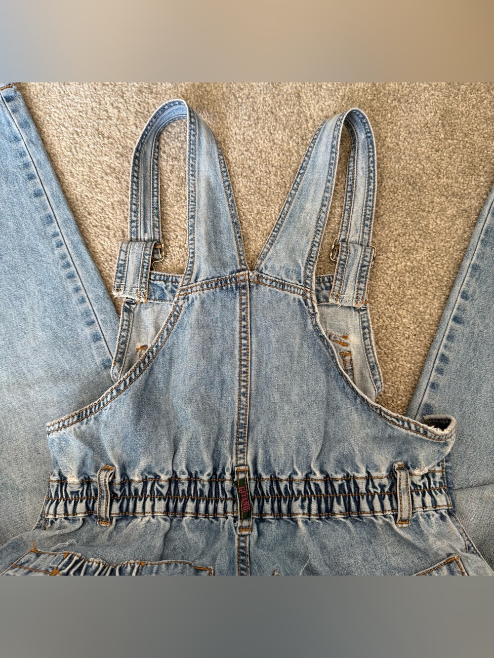 Vintage 90s GITANO Light Blue Denim Overalls - Picture 10 of 14